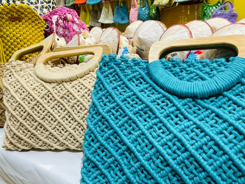 Kissa Bag getting more colorful with KNIT🧶and PLASTIC bag&nbsp;🌈